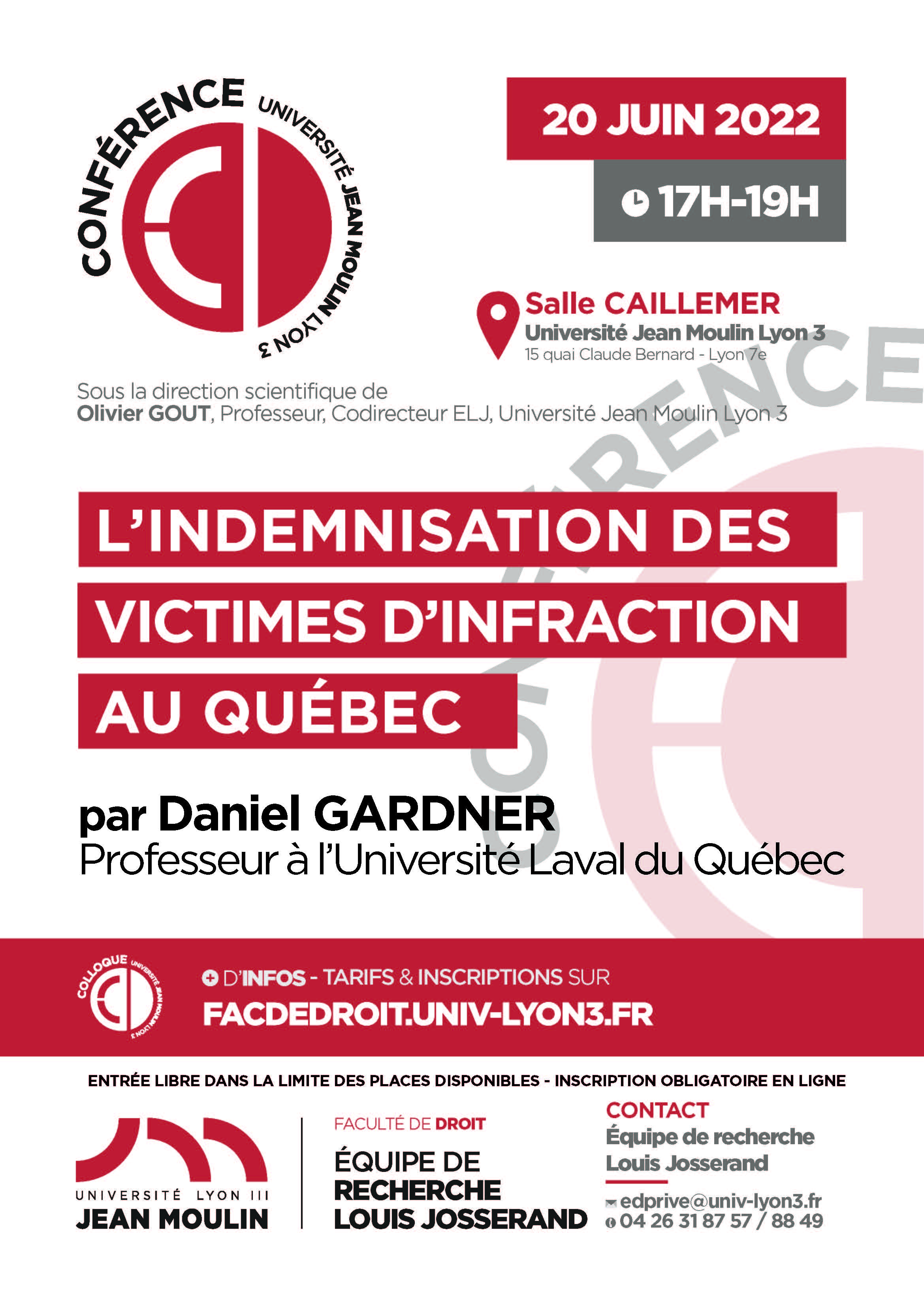 Conférence Daniel GARDNER