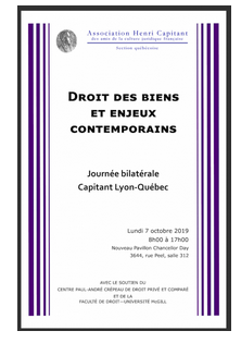 Programme Lyon Quebec